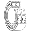 雙列角接觸球軸承